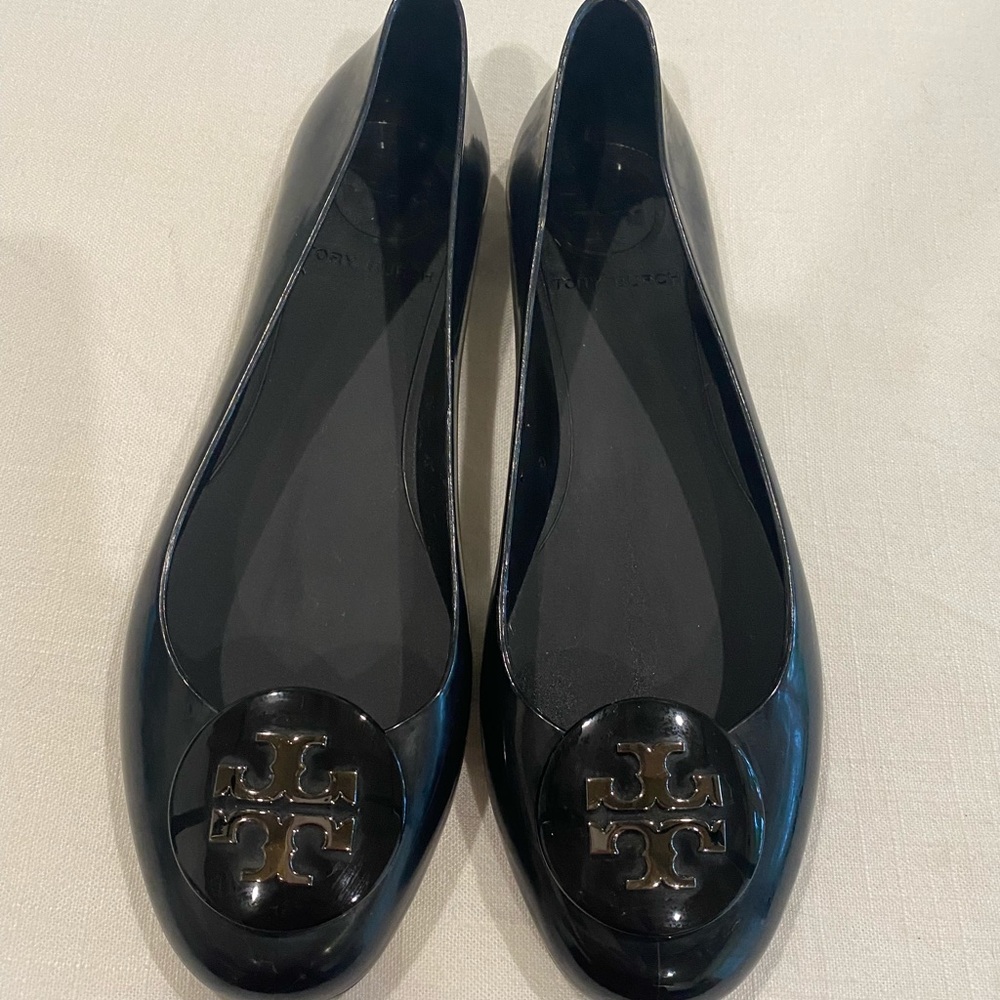 COPY - Tory Burch NWOT Jelly Black Flats